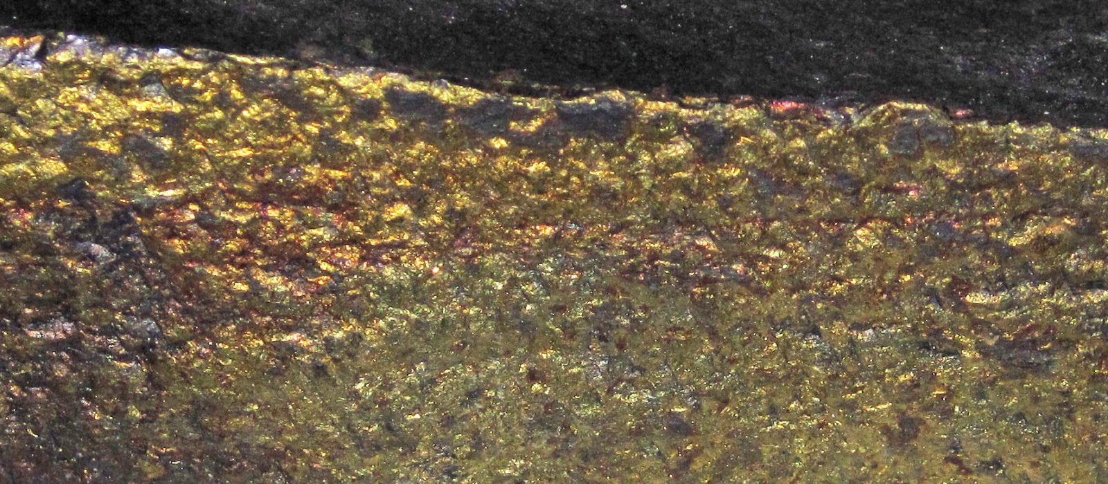 Chalcopyrite mineralisation, representative of the copper style targeted at Fallow Creek