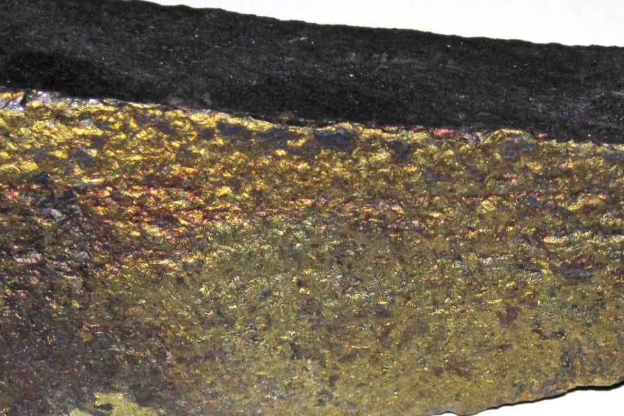 Chalcopyrite mineralisation, representative of the copper style targeted at Fallow Creek